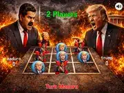 Maduro VS Trump Tic Tac Toe War