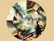 Wisdom of China Relaxing Round Puzzle