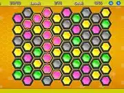 Colorful hexagonal tiles being matched in the exciting Hex Match puzzle game, a highly Popular game online for strategy enthu